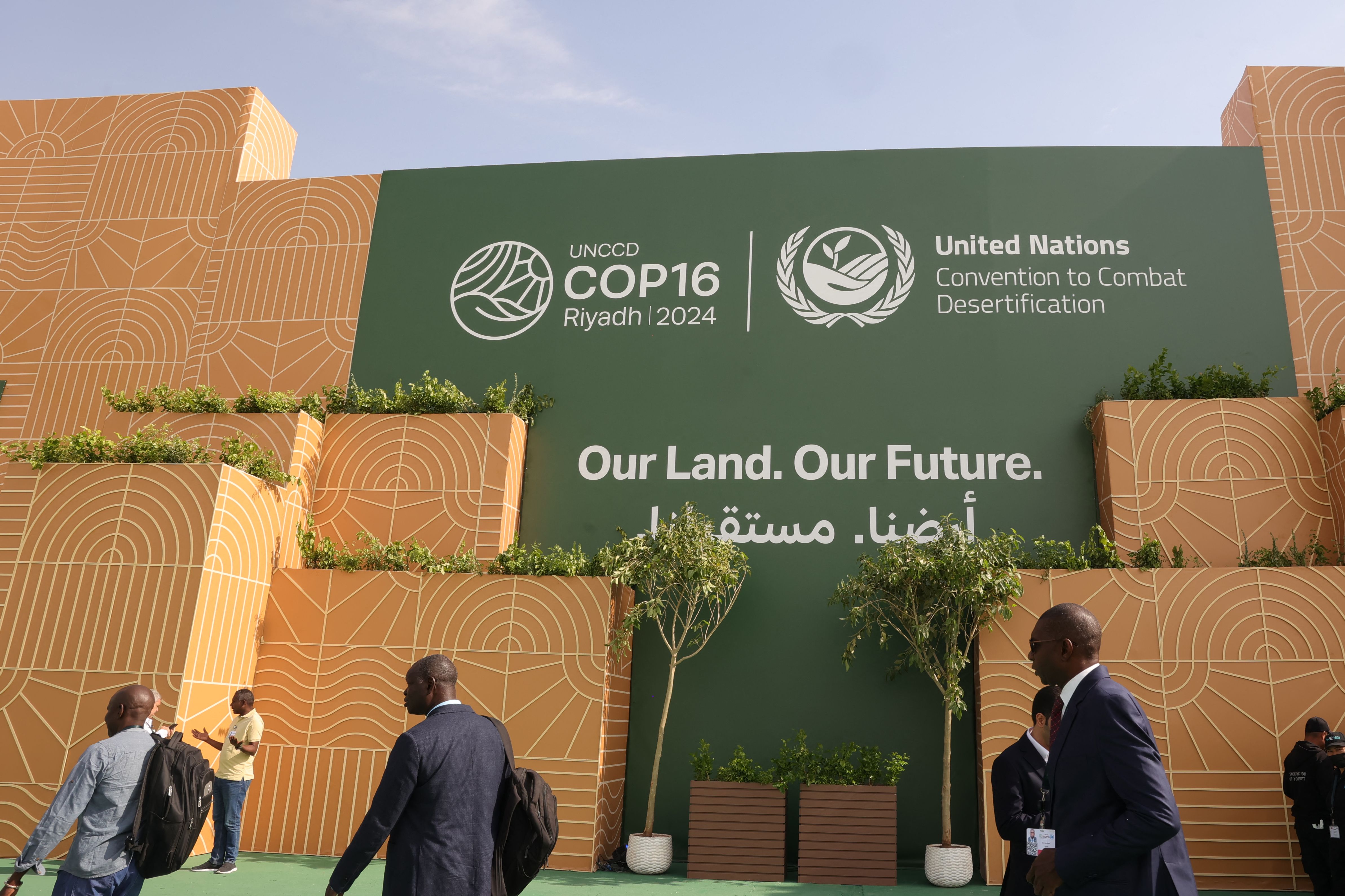 COP16 will run from Dec. 2 to 13 in Riyadh. AFP