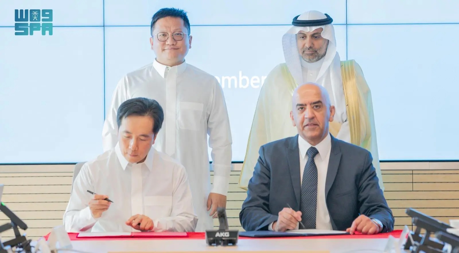 The signing ceremony, held in China, was attended by Saudi Minister of Health Fahad bin Abdulrahman Al-Jalajel, who is on an official visit to the country. SPA