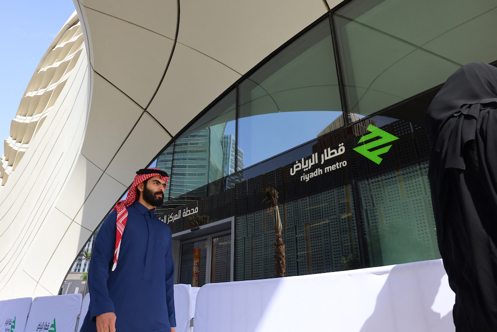 The Riyadh Metro is setting a new benchmark for urban transport in the Kingdom. (AFP)