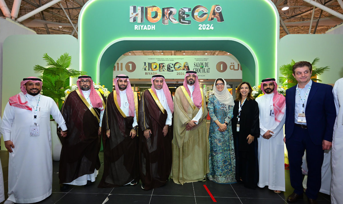 The opening ceremony was attended by Mayada Badr, CEO of the Culinary Arts Commission, and Prince Waleed bin Nasser Al-Saud, founder and CEO of Mukatafa, along with other guests.