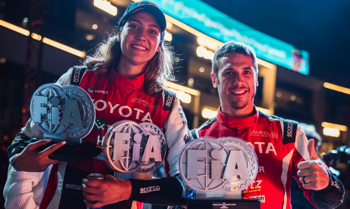 Partnering with different co-drivers and teams, Akeel delivered podium finishes at every rally, amassing the points required to claim the prestigious championship title. (Supplied)