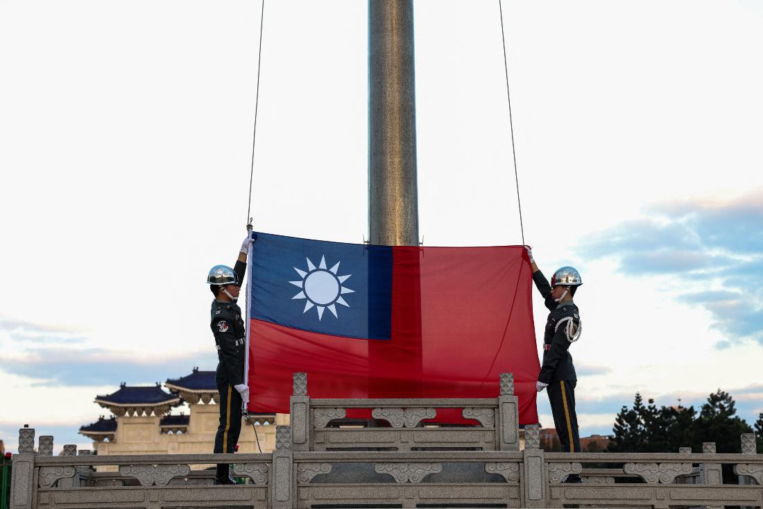 China, which claims the democratically governed island as its territory, has been carrying out military activities near Taiwan, including regularly sending fighter jets into the air space around it. (FILE/AFP)