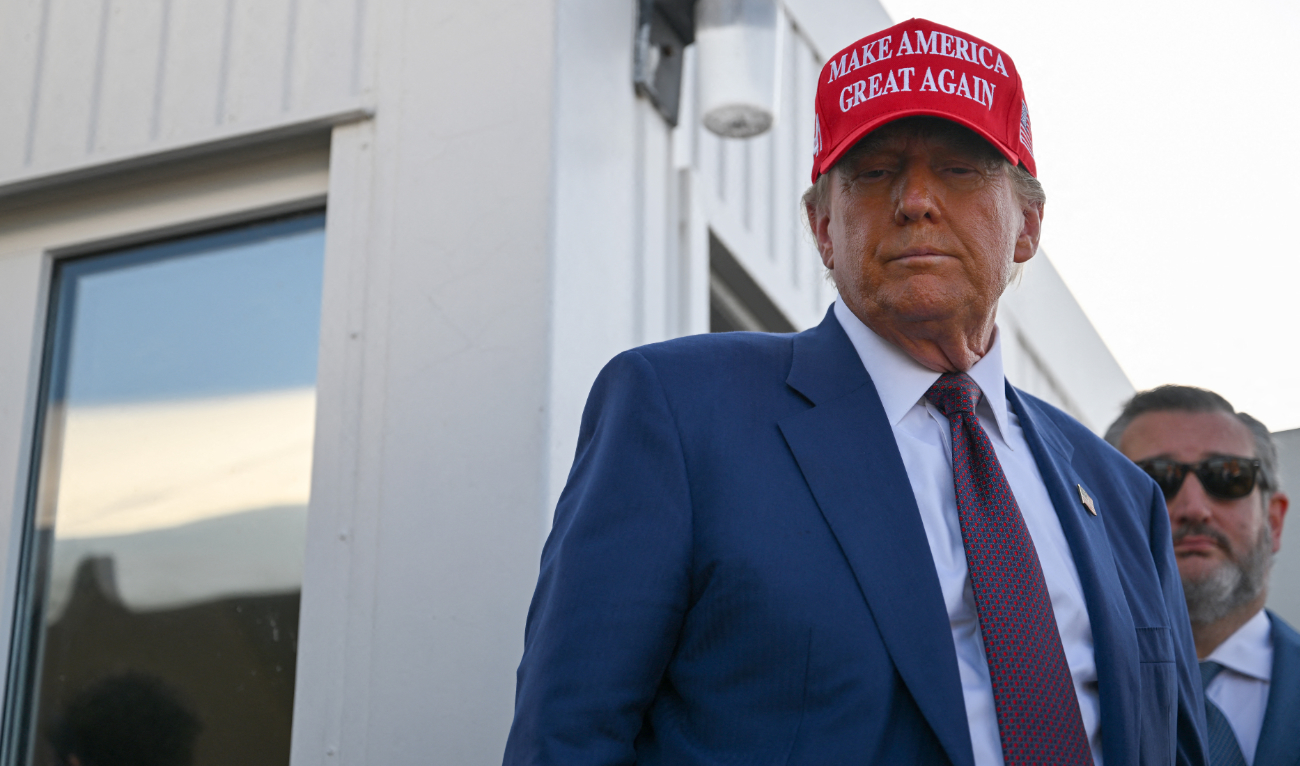 In Georgia, Trump was charged with racketeering over his alleged efforts to subvert the 2020 election results in the southern state. (AFP)