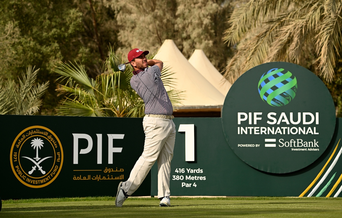 Khalid Attieh of Saudi Arabia during Round 1 of the PIF Saudi International at the Riyadh Golf Club. (Paul Lakatos/Asian Tour)