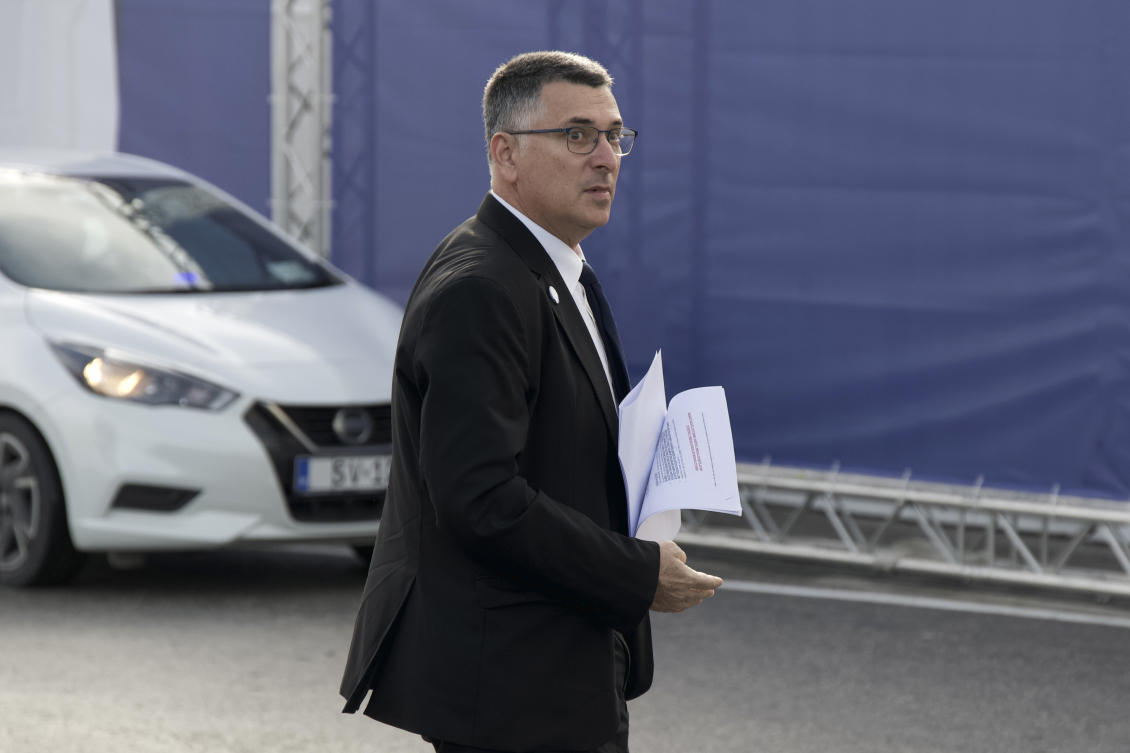 Israel's Foreign Minister Gideon Saar. (AP)