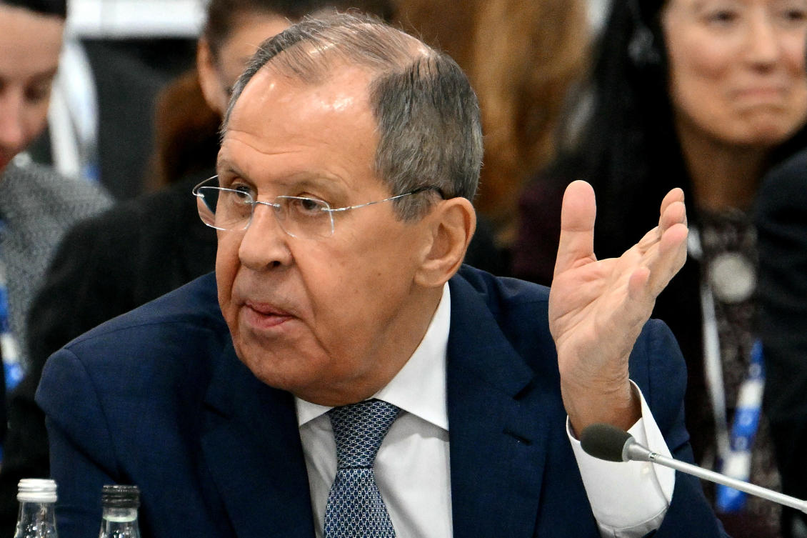 Russia's Foreign Minister Sergei Lavrov. (Reuters)