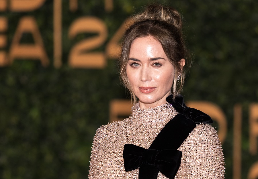Academy Award nominee Emily Blunt touched down in Saudi Arabia this week. (Getty Images)