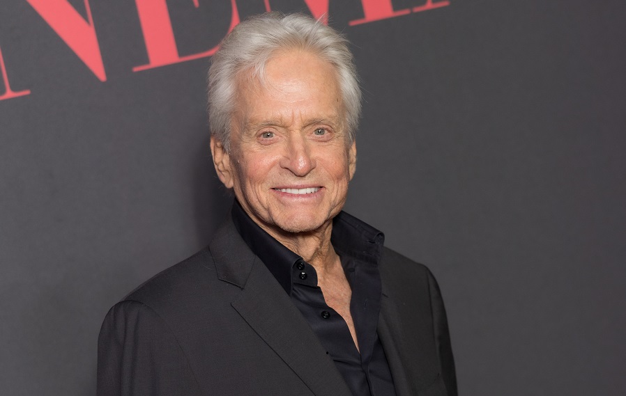 Michael Douglas walked the red carpet at the Red Sea International Film Festival in Jeddah. (Getty Images)