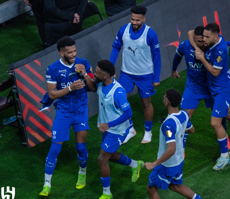 Al-Hilal defeated Al-Raed 3-2 on Saturday despite being a goal down with 88 minutes on the clock. (X/@Alhilal_EN)