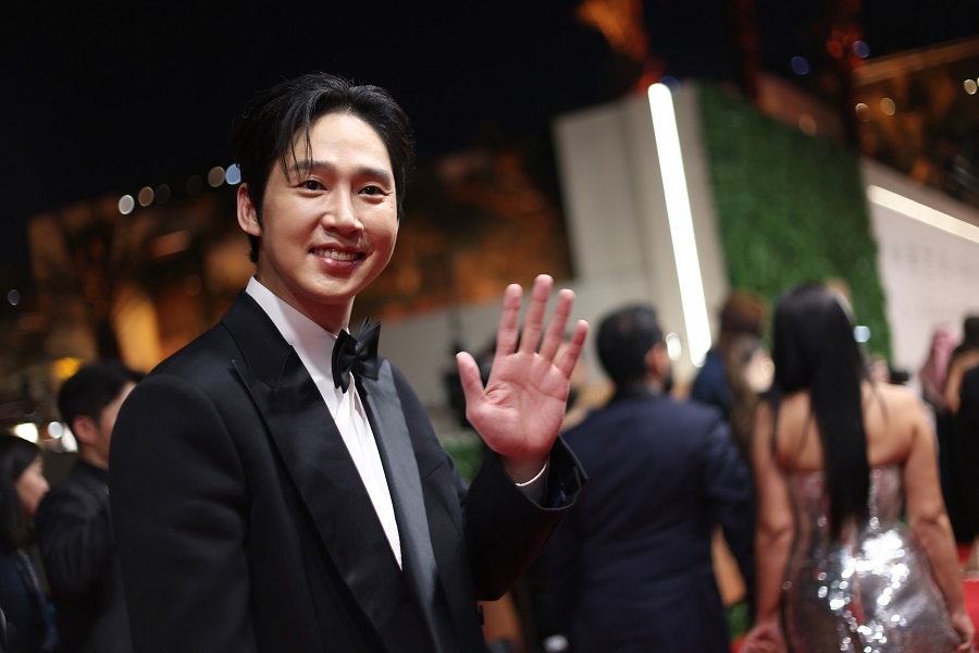 Park Sung-hoon attended the Red Sea International Film Festival in Jeddah. (Getty Images)