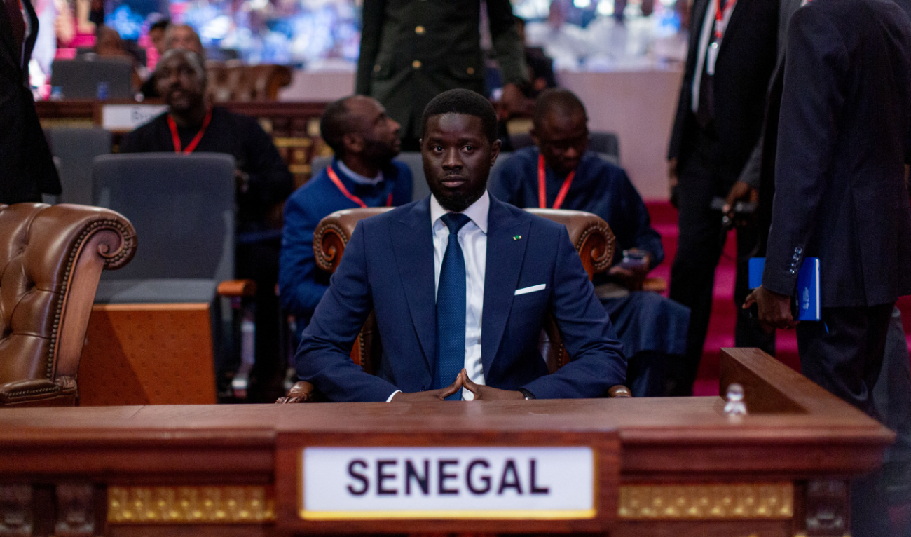 Senegal’s President Bassirou Diomaye Faye. (AFP)