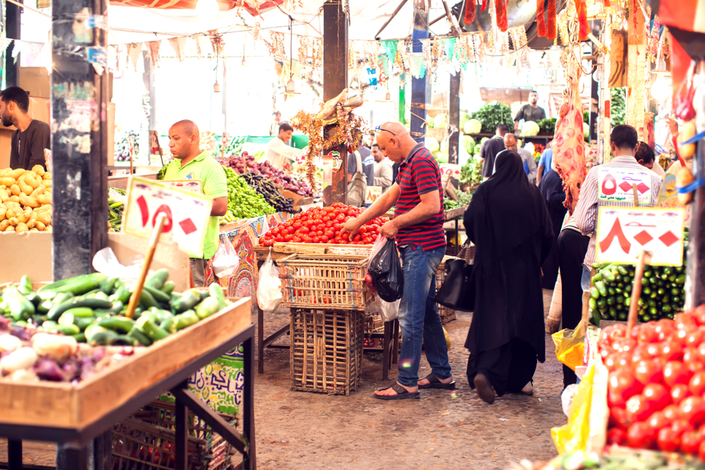 Egypt’s annual urban consumer price inflation rate was 25.5 percent in November, slowing from 26.5 percent in October, data from statistics agency CAPMAS showed on Tuesday. Shutterstock