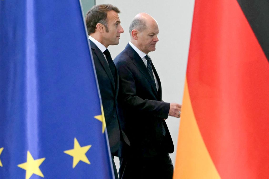 French President Emmanuel Macron and German Chancellor Olaf Scholz spoke on December 9, 2024 about the situation in Syria after the fall of President Bashar Assad (AFP)