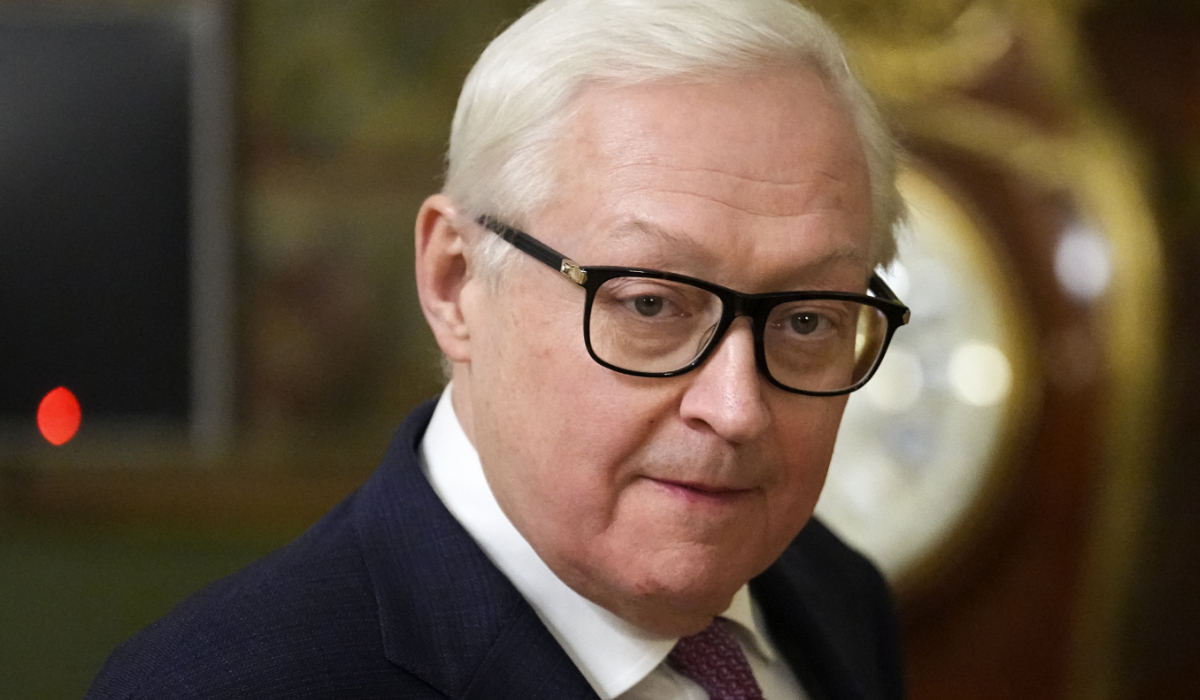 Russian Deputy Foreign Minister Sergei Ryabkov arrives to attend the talks between Foreign Ministers of Russia and Colombia in Moscow on November 14, 2024. (AFP)
