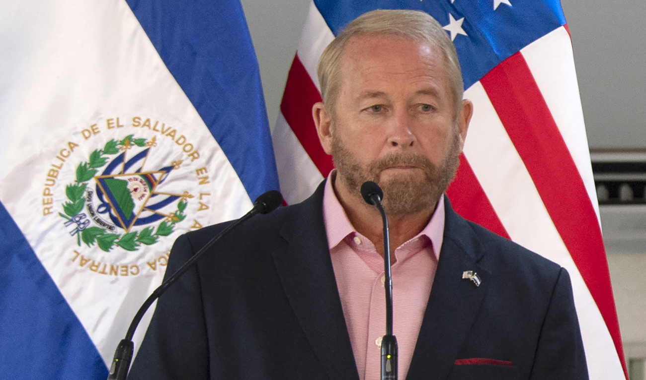 Former US ambassador to El Salvador Ronald Johnson. (AFP/File)