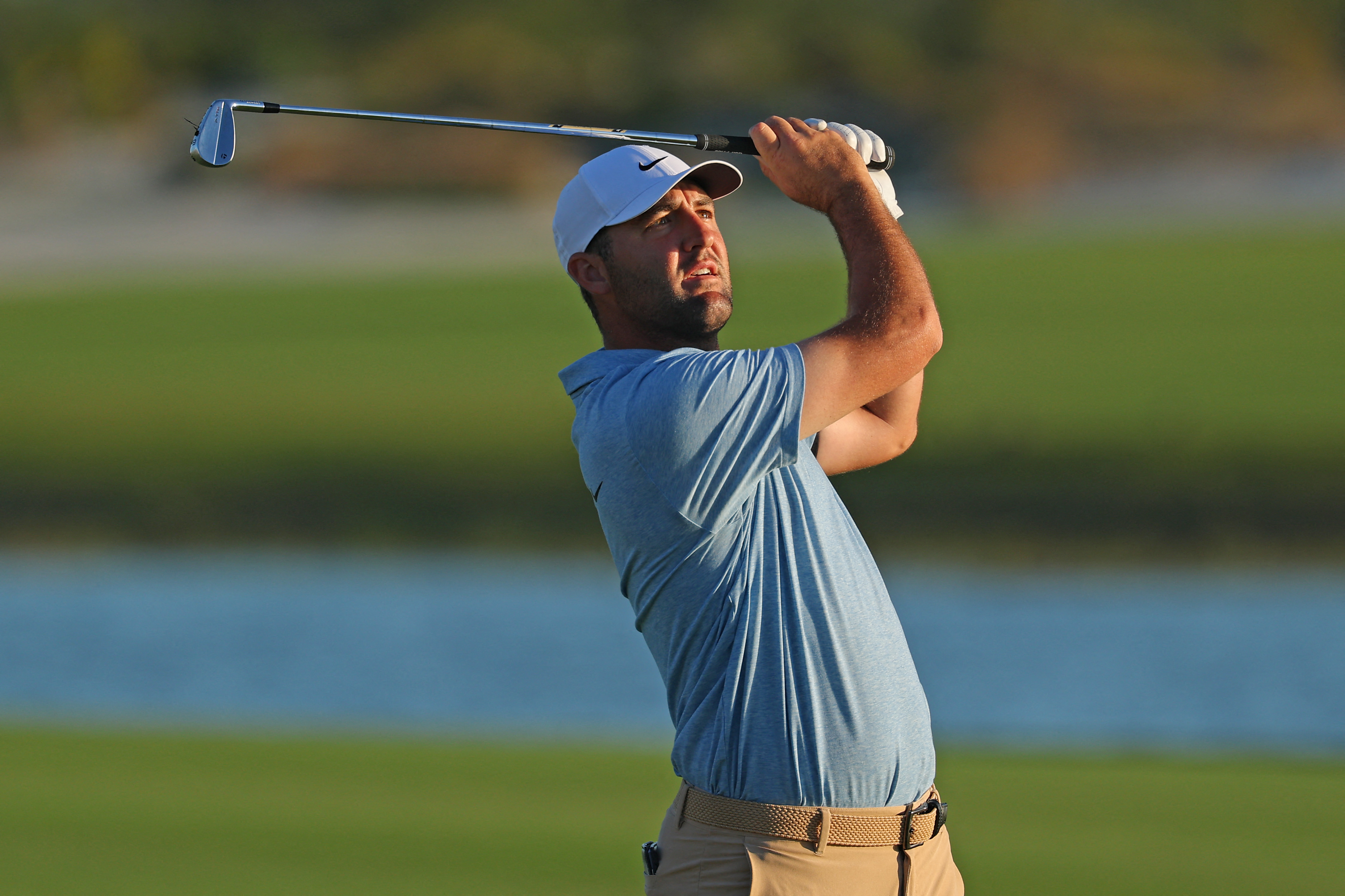 Scottie Scheffler has won the Jack Nicklaus Award as PGA Tour Player of the Year in a landslide, garnering 91 percent of the vote from players and appeared to be the obvious choice given the victories he piled up. (AFP)