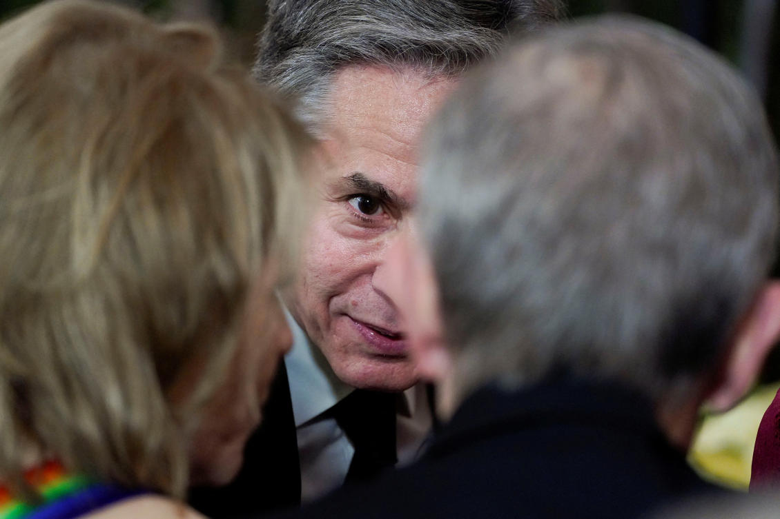 US Secretary of State Antony Blinken attends a reception for the Kennedy Center honorees at the White House in Washington, U.S., December 8, 2024. (File/REUTERS)