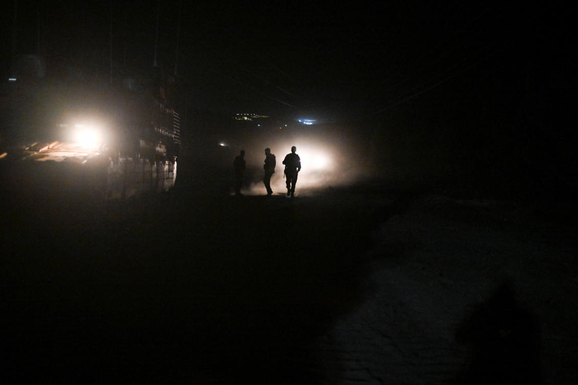 Israeli soldiers work after returning from Lebanon, following a ceasefire between Israel and Hezbollah, near Kiryat Shmona and Israel’s border with Lebanon in northern Israel, Dec.11, 2024. (Reuters)