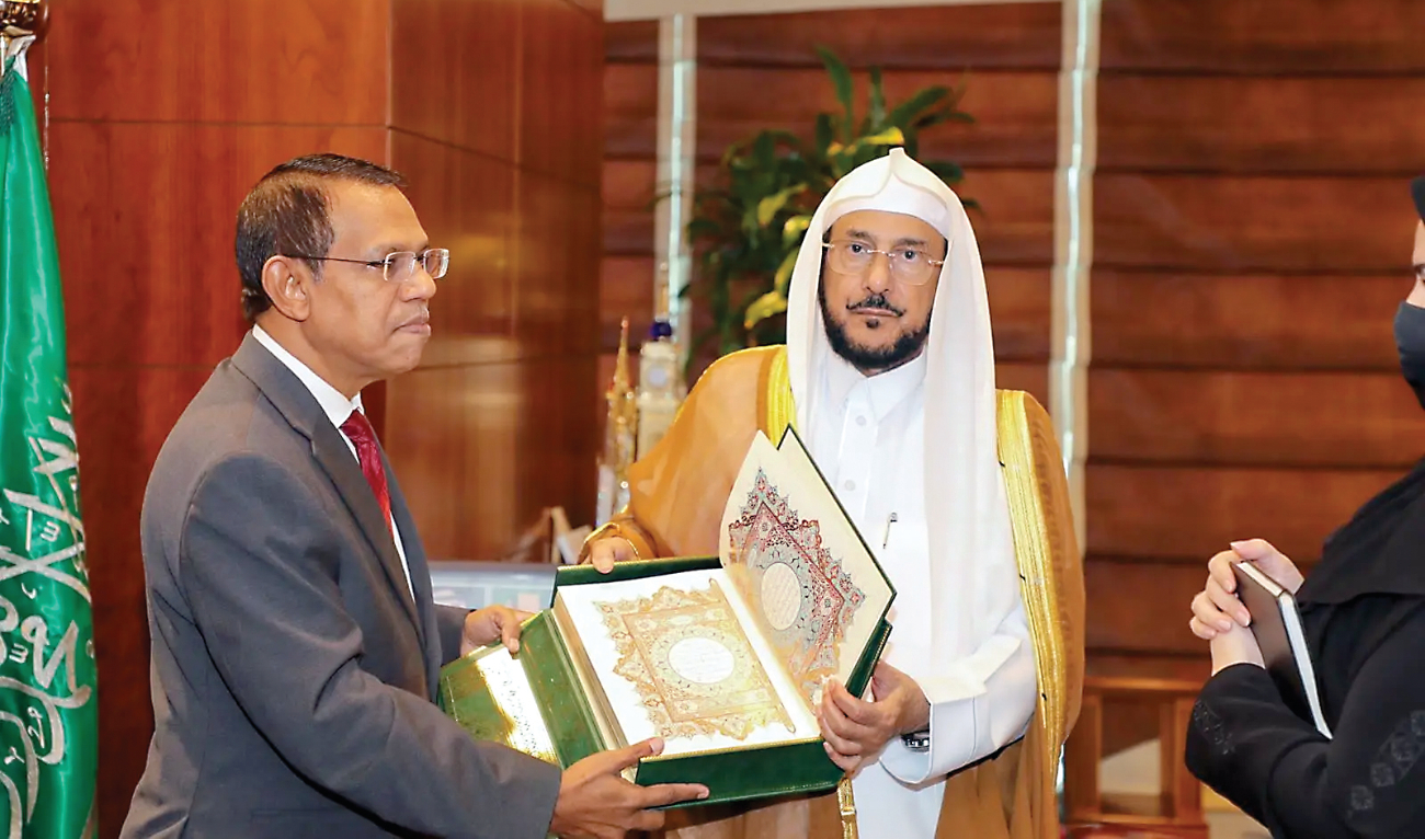 Al-Asheikh focused on the Kingdom’s efforts in serving Islam and Muslims, spreading the values of tolerance and moderation and combating extremism in all its forms. (Supplied)