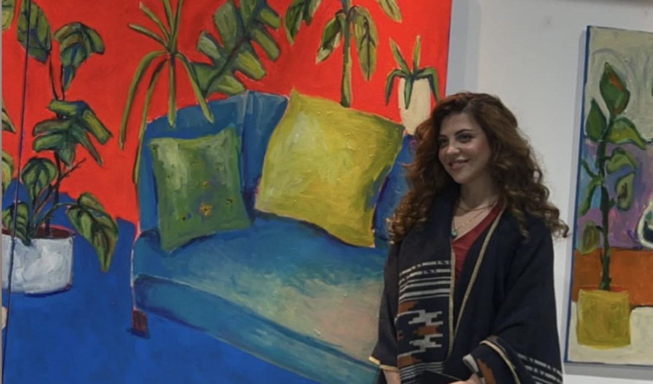 Syrian artist Emar Nedal Hmeidi has opened her first solo exhibition, “Nook,” at the Saudi Arabian Society for Culture and Arts in Dammam. (Supplied)