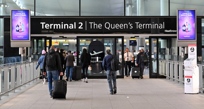 Saudi Arabia’s Public Investment Fund announced on Thursday it had finalized the acquisition of a 15 percent stake in FGP TopCo, the holding company of Heathrow Airport Holdings. (AFP/File Photo)