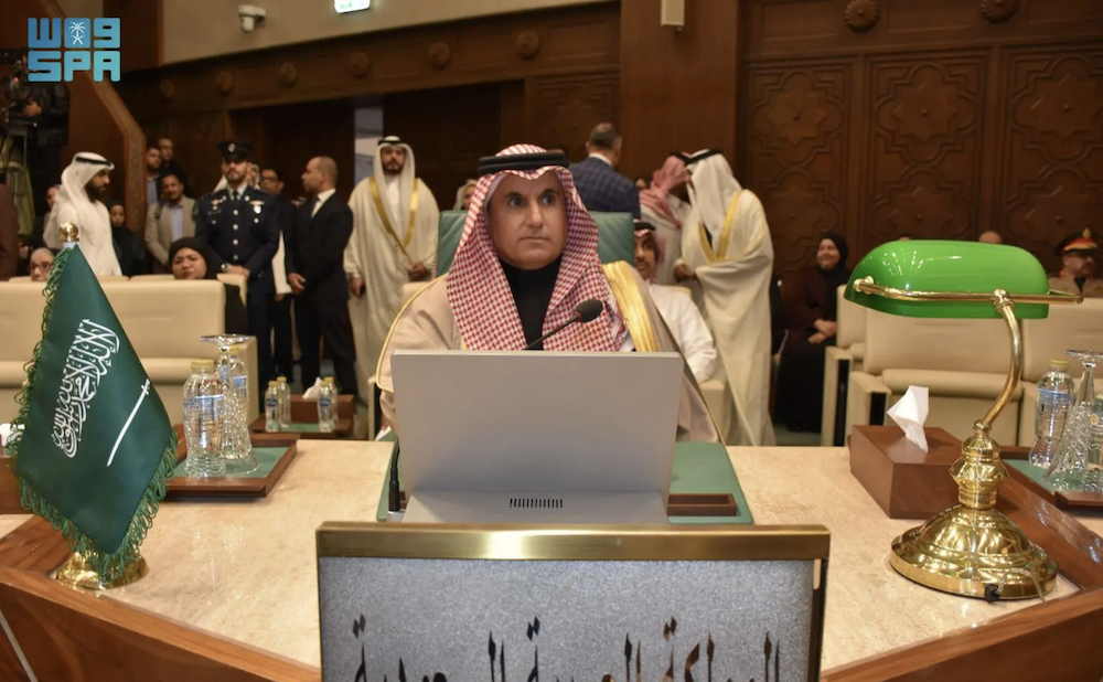 Abdulaziz bin Abdullah Al-Matar, Saudi Arabia’s permanent representative to the organization, attended the meeting in Cairo, which culminated in a resolution denouncing Israel’s incursion into the demilitarized zone near Mount Hermon. (SPA)