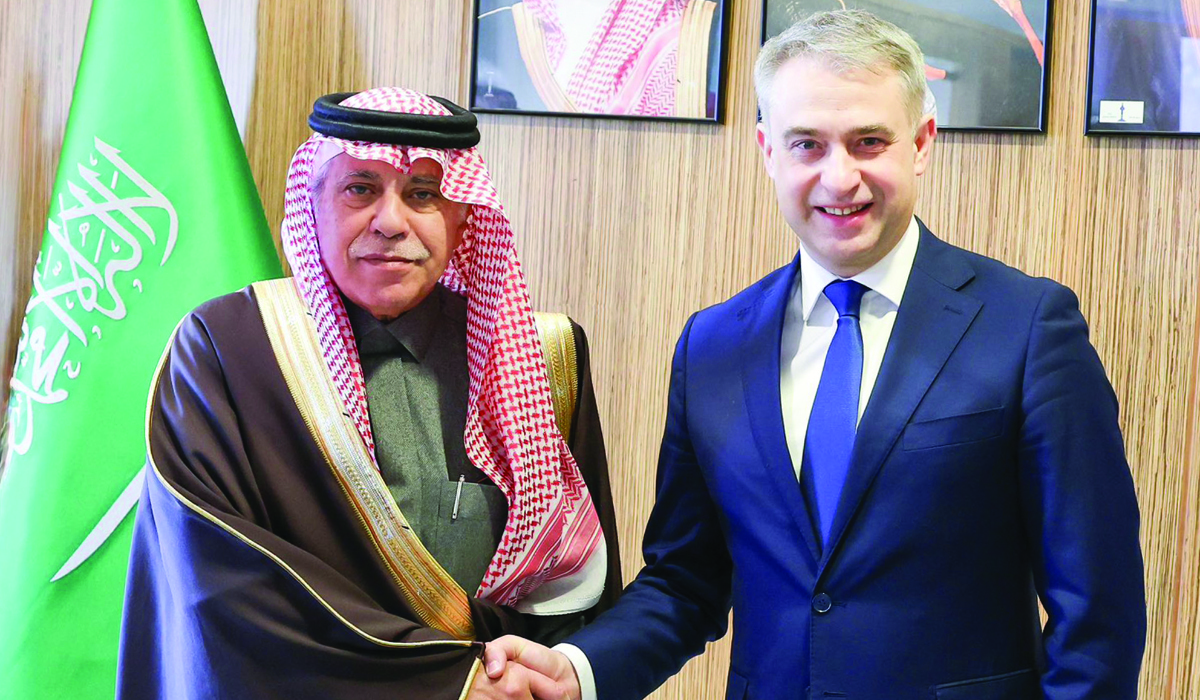 Polish Deputy Prime Minister Krzysztof Gawkowski receives Saudi Minister of Commerce Majid Al-Qasabi in Warsaw. (Supplied)