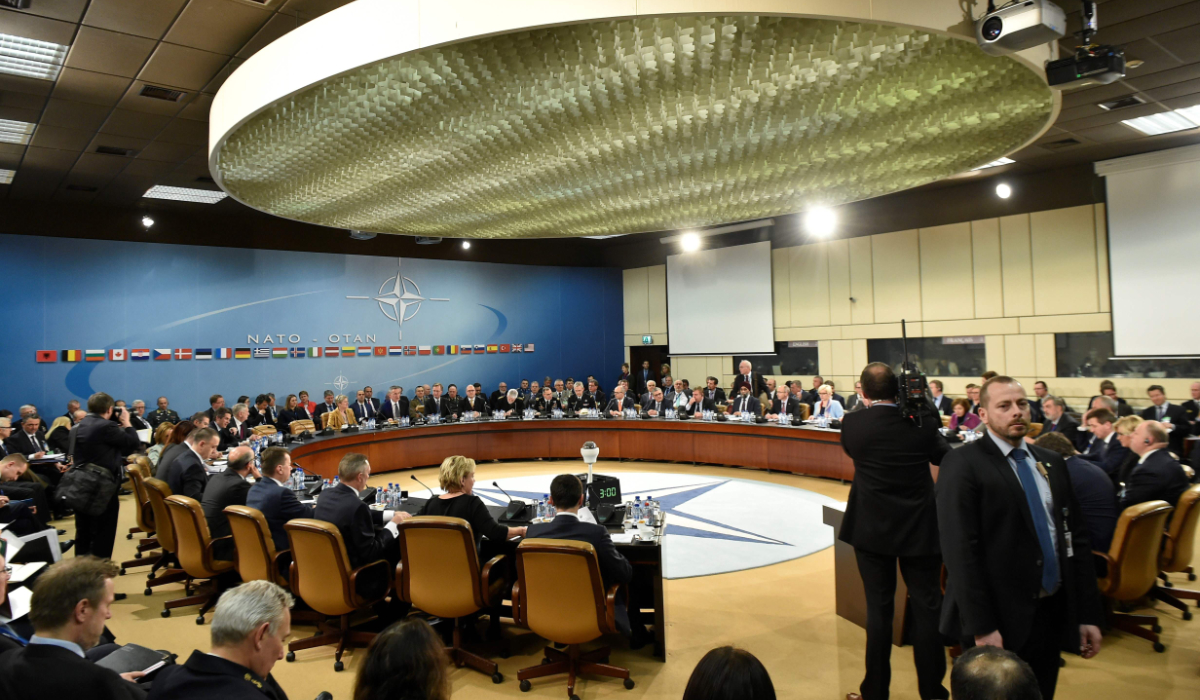 General view taken during a Defense ministers Council meeting at Nato headquarters in Brussels. (AFP file photo)