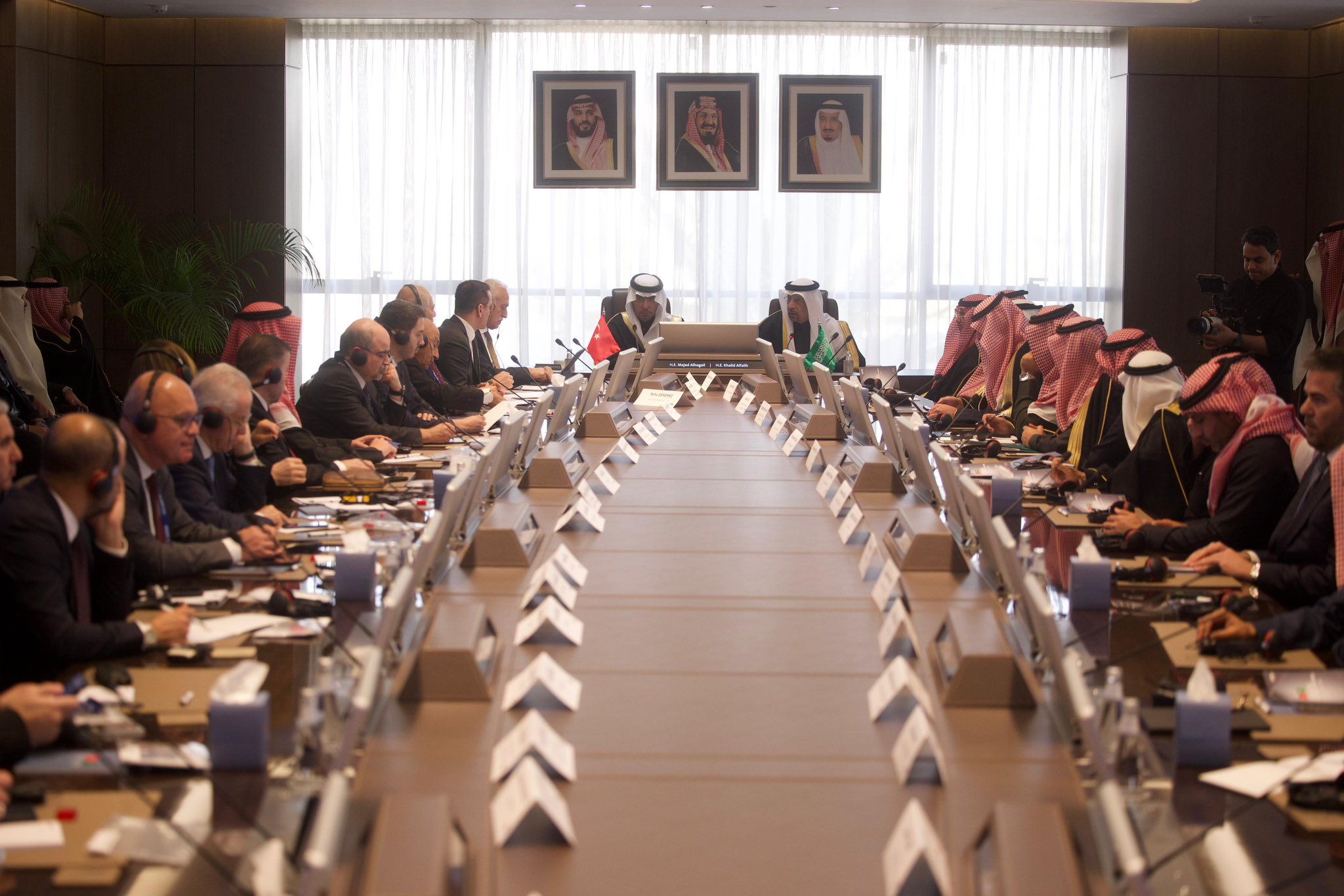The event was led by Minister of Investment Khalid Al-Falih and joined by Minister of Municipalities and Housing Majed Al-Hogail. X/@MISA