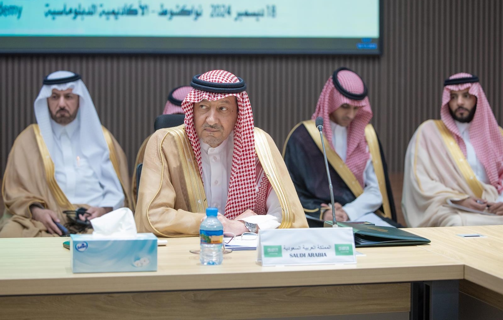 Waleed Al-Khuraiji, the Saudi deputy minister of foreign affairs, in Mauritania, Dec. 18 (SPA)