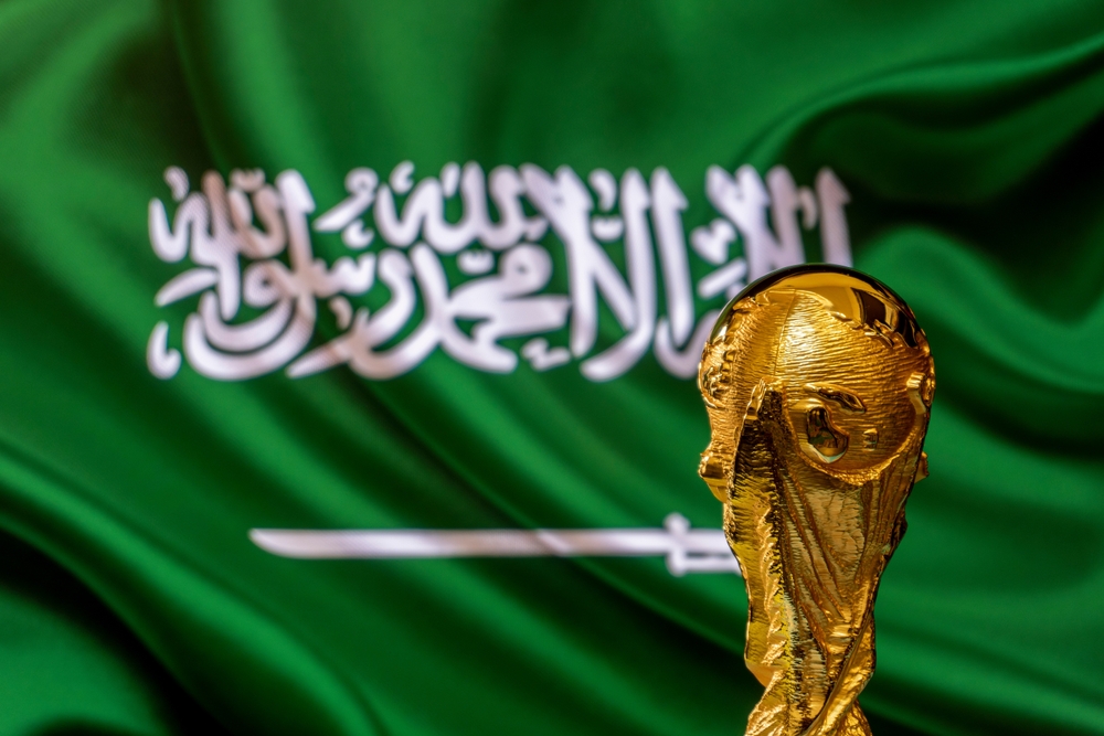 SNB Capital estimates that the total cost of hosting the World Cup in Saudi Arabia will be around $26 billion. Shutterstock