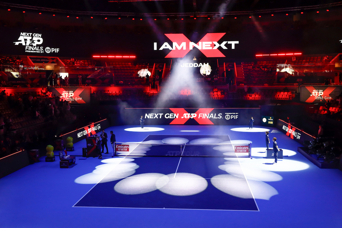 The Next Gen ATP Finals kicked off in Jeddah on Wednesday. (Supplied)