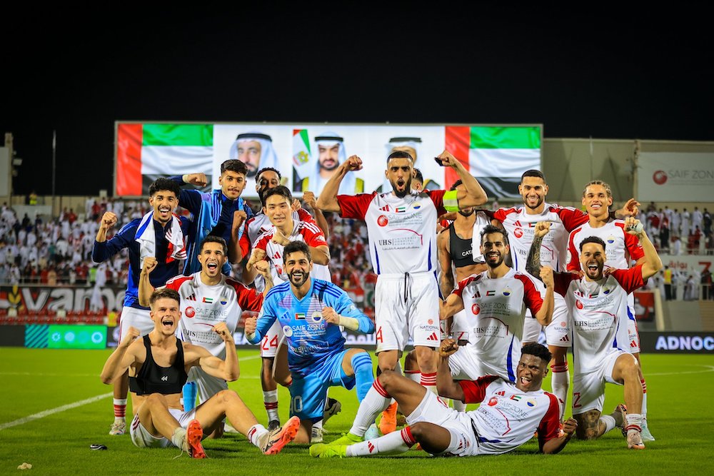 Sharjah lead the the UAE Pro League after 10 rounds of the 2024-25 season. (X: @SharjahFC)