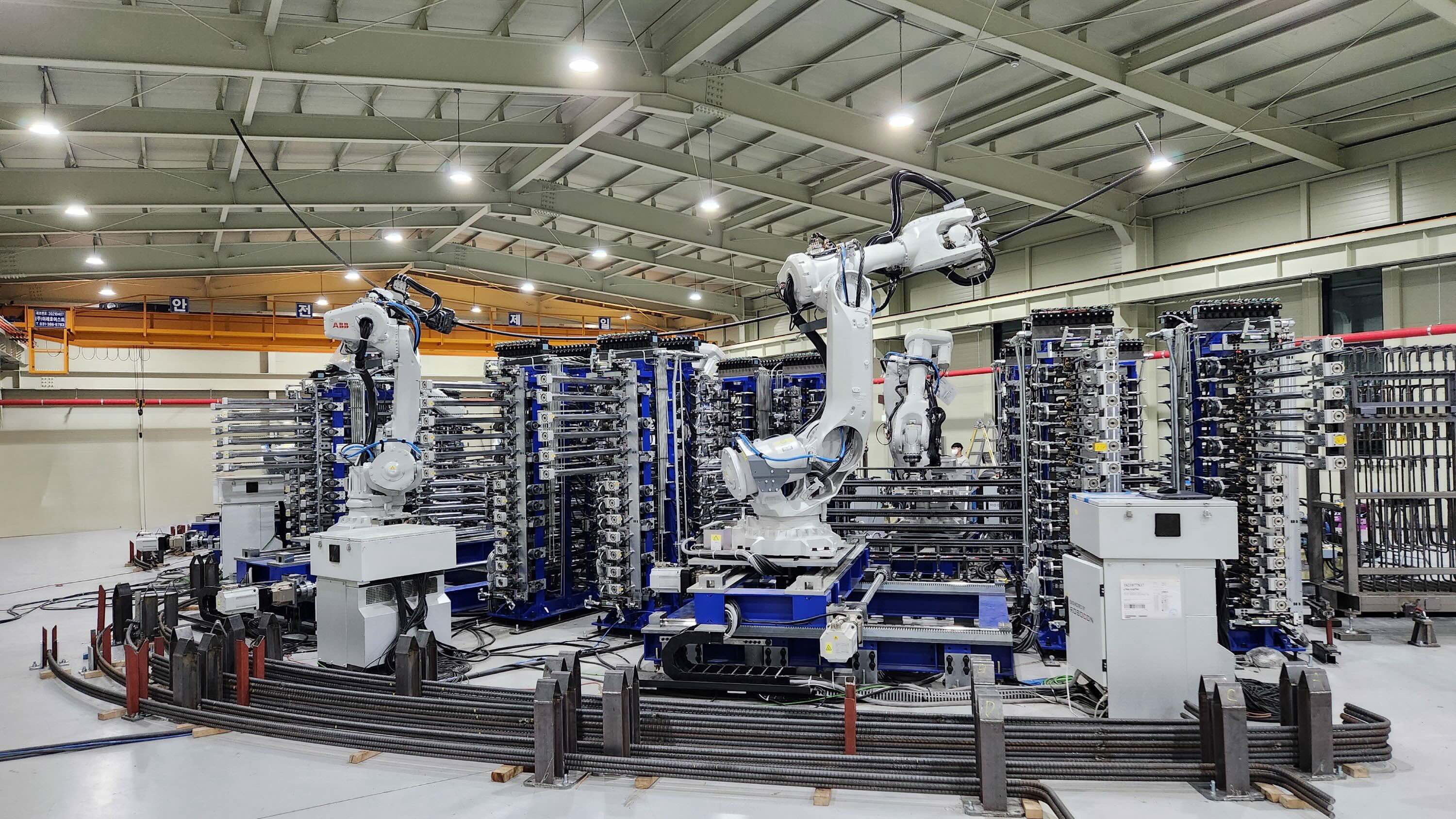 The automated rebar assembly technology is expected to reduce manual labor by up to 80 percent, minimize material waste, enhance safety and quality. Photo/Supplied