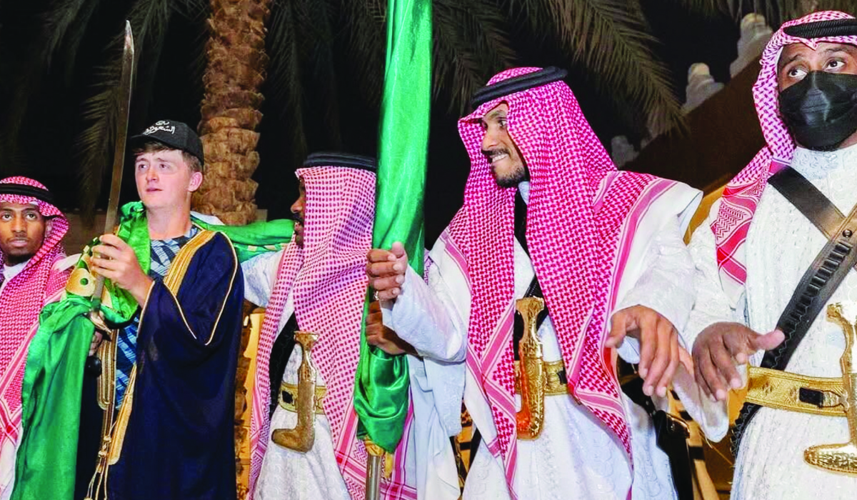 Henry Moores found reassurance through Visit Saudi, which provided him with resources and connections across the country. (Supplied)