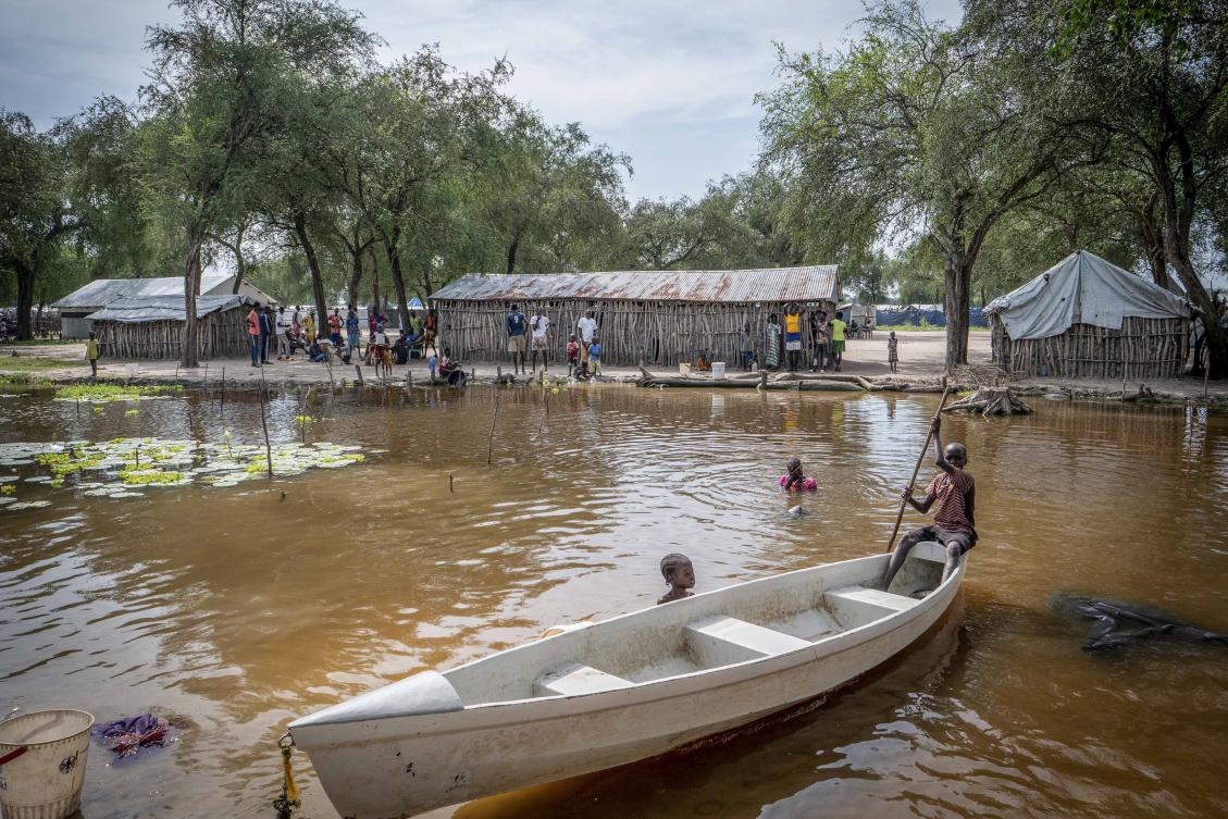 Flooding is becoming a yearly disaster in South Sudan, which the World Bank has described as ‘the world’s most vulnerable country to climate change and also the one most lacking in coping capacity.’ (AP)