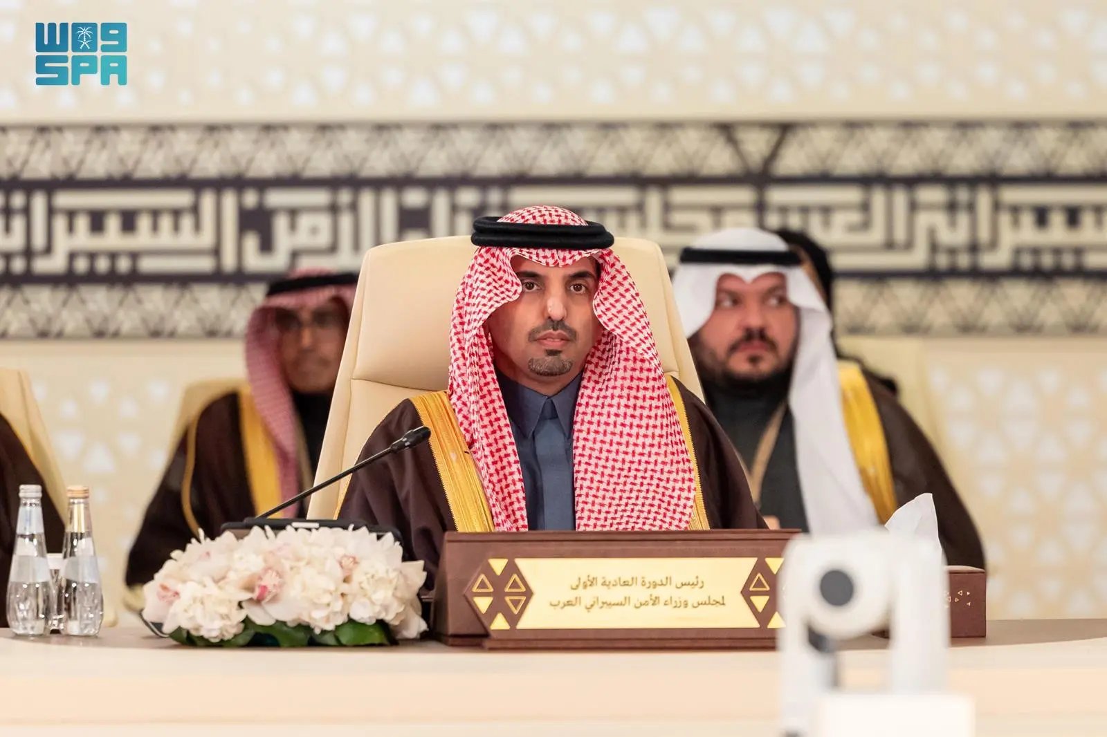 Saudi Arabia, represented by Majid Al-Mazid, governor of the National Cybersecurity Authority, chaired the inaugural session of the Council of Arab Cybersecurity Ministers in Riyadh on Monday. (SPA)