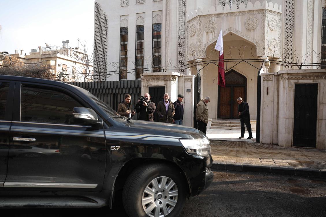 Qatar reopened its embassy in Damascus on December 21, 13 years after it was closed early in Syria's civil conflict, as foreign governments seek to establish ties with the country's new rulers. (AFP)