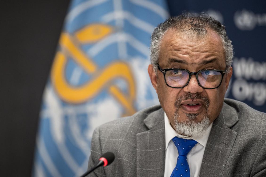 The head of the WHO Tedros Adhanom Ghebreyesus said there was damage to infrastructure at Sanaa airport but he remained safe. (File/AFP)