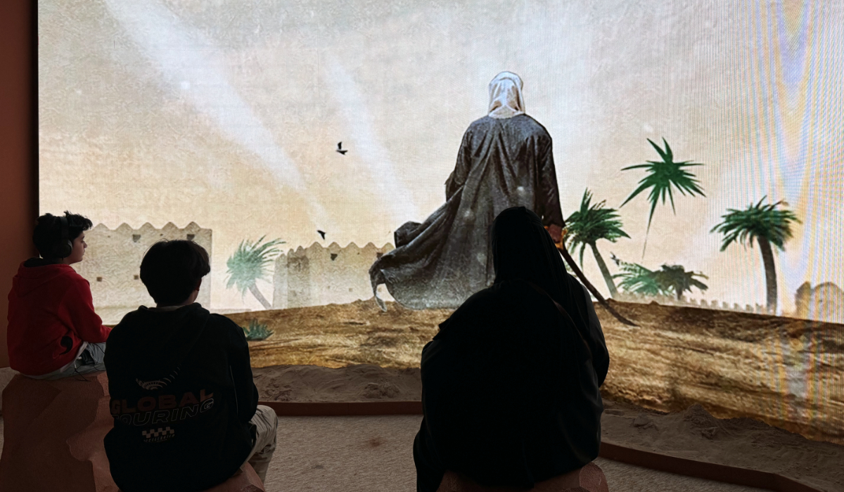 The ‘Enduring Resilience’ exhibition transports visitors back in time through a guided and immersive journey that explores how Imam Turki bin Abdullah established and shaped the Second Saudi State. (AN photo by Lama Alhamawi)