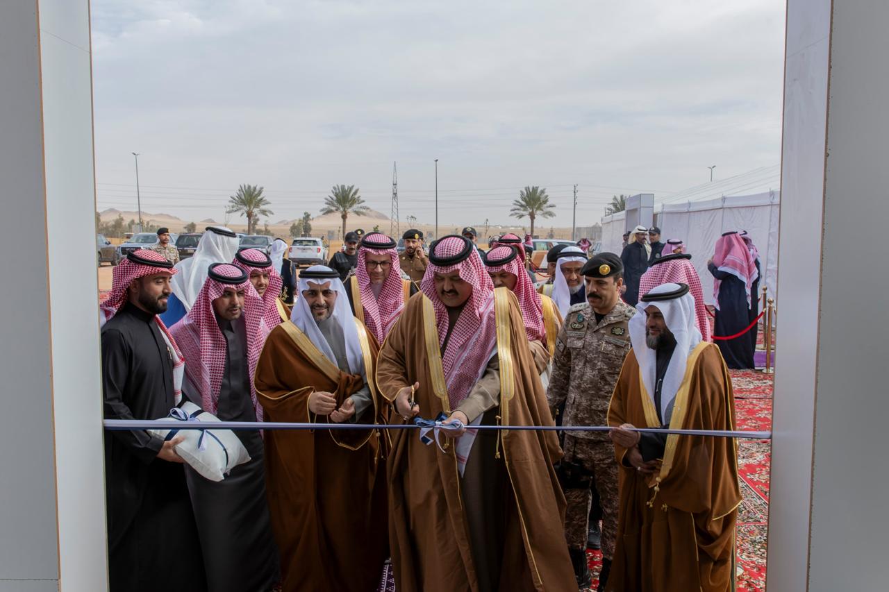 Prince Abdulaziz bin Saad bin Abdulaziz, the governor of Hail, inaugurated the Excellence Center for Salmon Production on Saturday, the largest facility of its kind in the Middle East. (SPA)