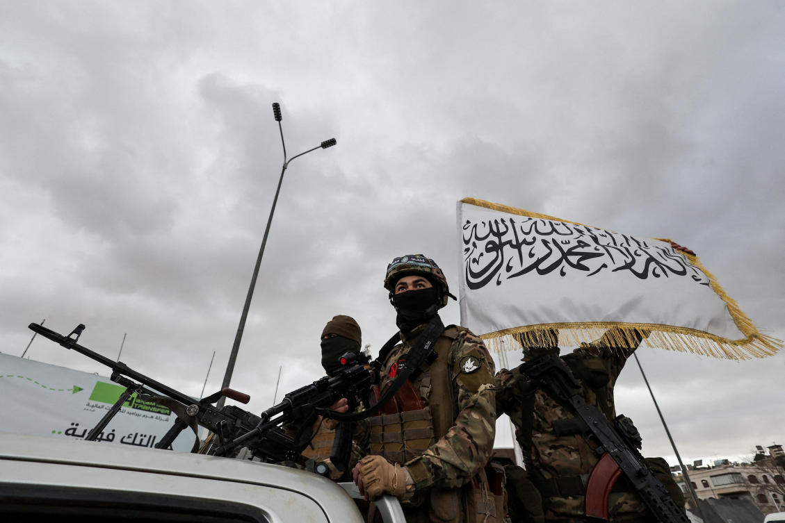 FILE PHOTO: Khaled Brigade, a part of Hay'at Tahrir al-Sham (HTS), hold a military parade, after Syria's Bashar al-Assad was ousted, in Damascus, Syria, December 27, 2024. (Reuters)