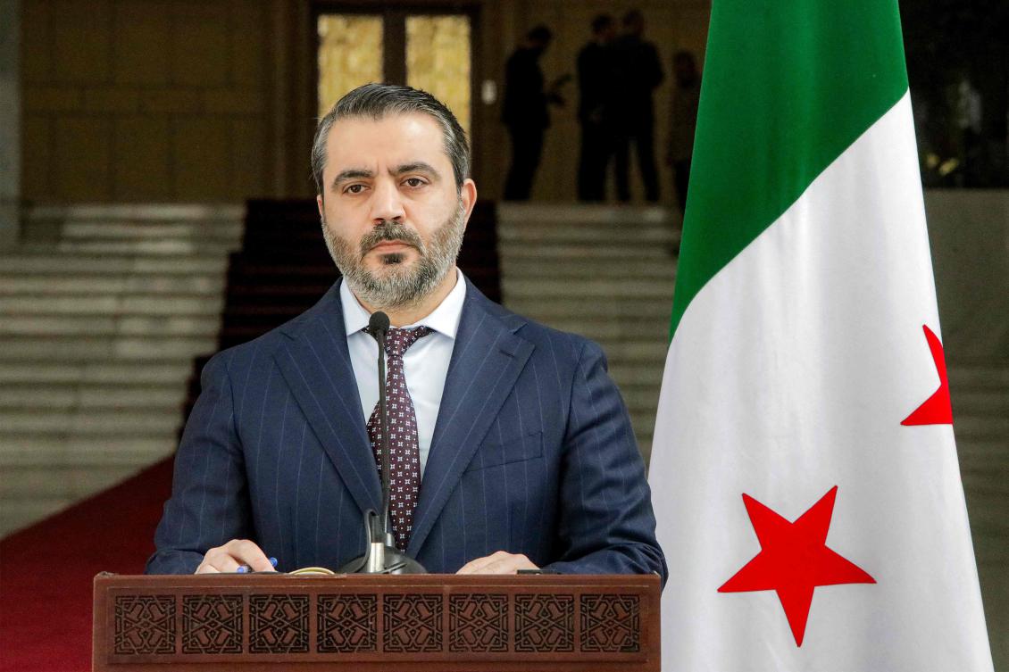 Asaad Hassan Al-Shibani, foreign minister for the interim Syrian government, discussed the importance of both countries in bringing peace to the region with his Egyptian counterpart. (AFP/File)