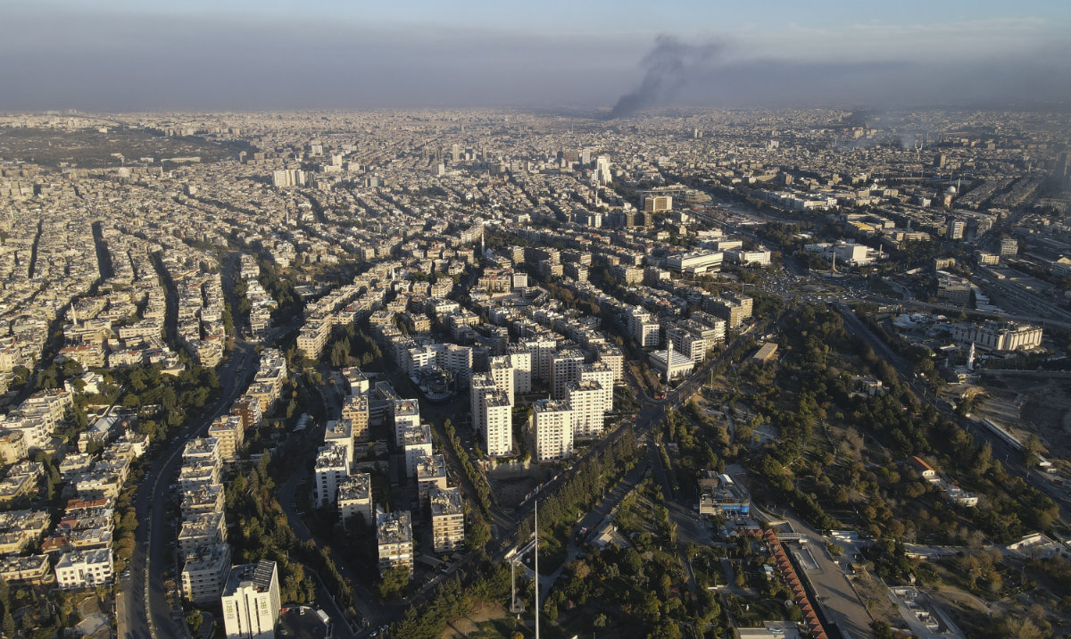 A general view of Damascus, Syria, Sunday Dec. 8, 2024. (AP)