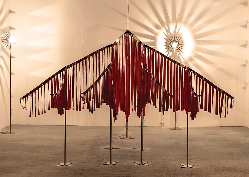 At Noor Riyadh, Vincent Ruijters digs deeper into hybrid cultures through the interplay of light, shadow and fabric. (Supplied)