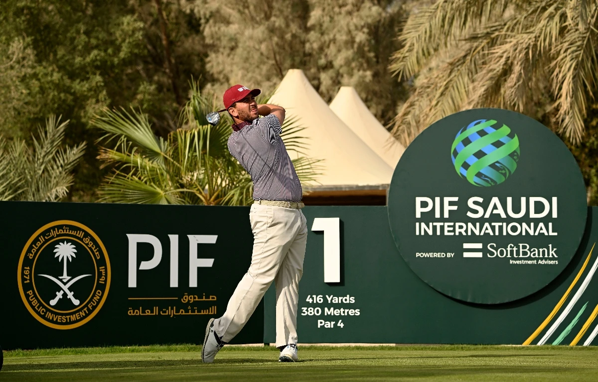 Khalid Attieh of Saudi Arabia during Round 1 of the PIF Saudi International at the Riyadh Golf Club. (Paul Lakatos/Asian Tour)