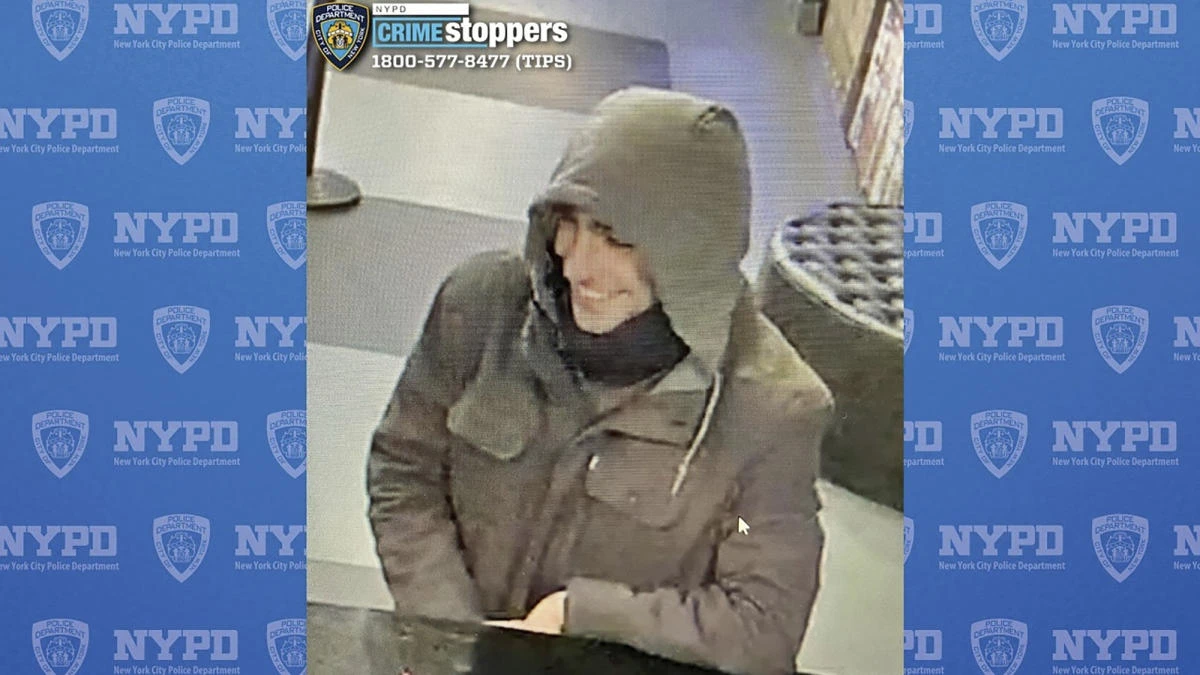 New York City Police Department released an image showing a man wanted for questioning in connection to the investigation of the killing of UnitedHealthcare CEO Brian Thompson outside a Manhattan hotel. (New York City Police Department via AP)