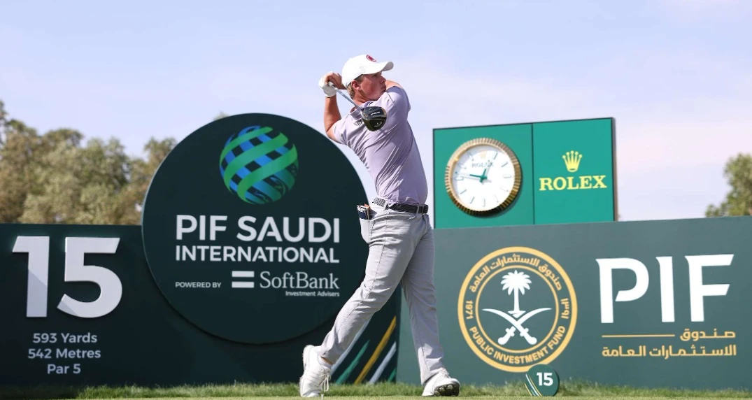 Chile’s Joaquin Niemann will take a narrow one-shot lead into Saturday’s final round of the PIF Saudi International after firing a six-under 65 on Friday to move to 17-under-par. (Supplied)