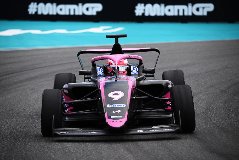 Above, Abbi Pulling at Miami International Autodrome on May 05, 2024 in Miami, Florida. (Getty Images via AFP)