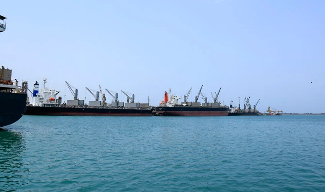 Houthis targeted three supply ships and two American destroyers accompanying them in the Gulf of Aden, a military spokesman for the Houthis said on Tuesday. (AFP/FILE)